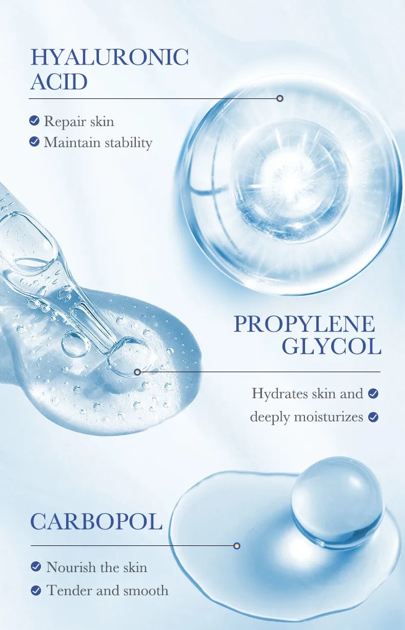 100ml SADOER Hyaluronic Acid Facial Serum Face  Firming Hydrating Essence Skin Care