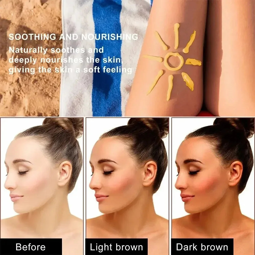 Sunscreen for skin in summer, sunless SUNScreen for face and body, SUNSCREEN for natural bright body, sunSCREEN easy to use%*/*