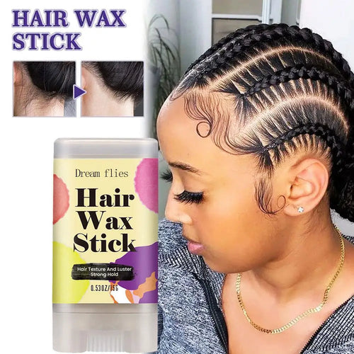 15g Portable Hair Wax Stick Hair Styling Wax Stick Hair Molding Stick Non-greasy Hair Wax For Edge Curly Hair Frizz Hair