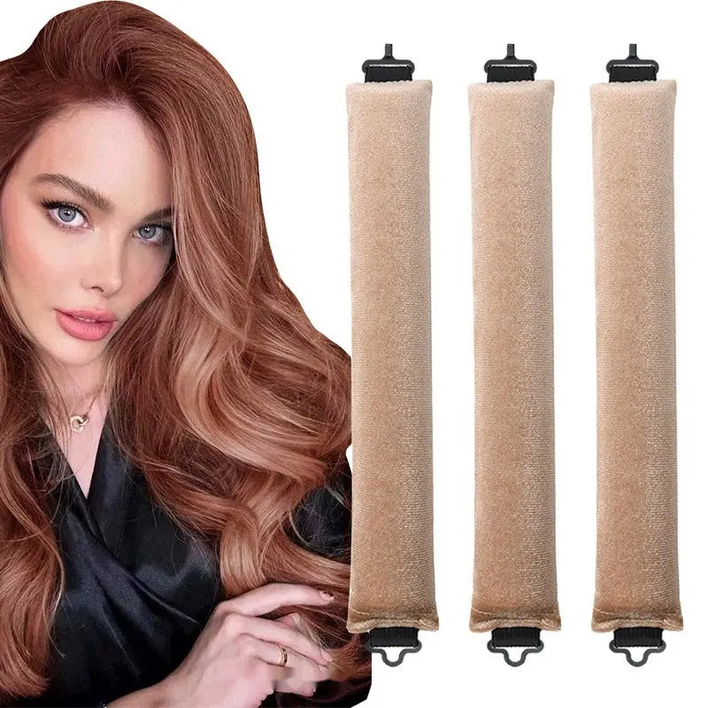 Heatless Hair Curlers Curling Rod Headband No Heat Hair Rollers Lazy Curls with Hook Sleeping Soft Flexi Rod Hair Styling Tools