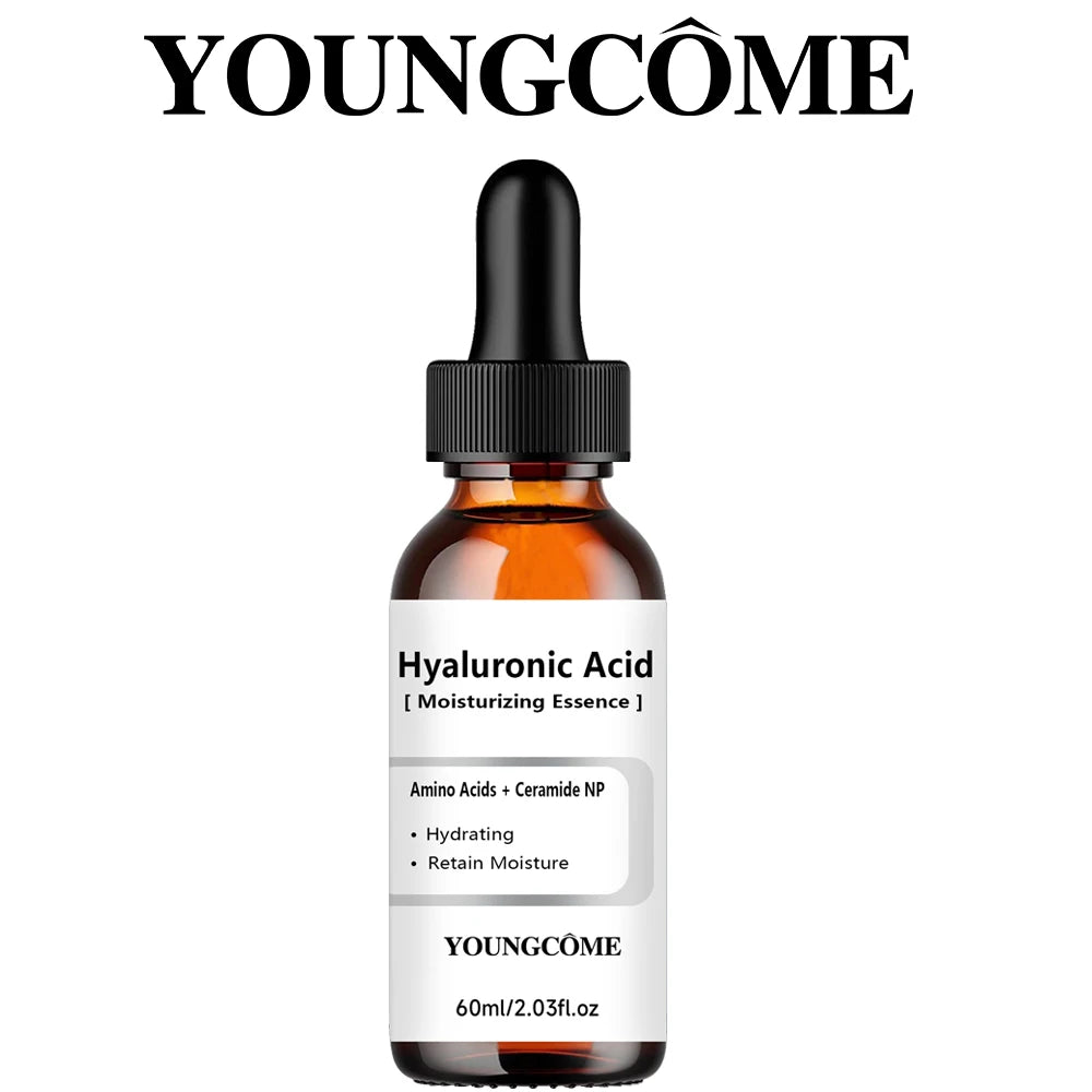 Hydrating Hyaluronic Acid Serum - Moisture Boosting Formula for Skin Repair & Dry Skin Care - 40/60ml - Suitable for All Skin Ty