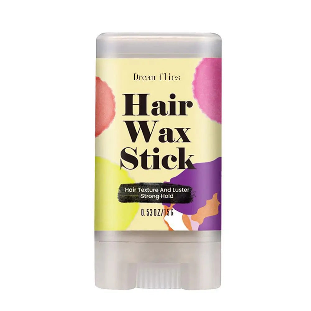 15g Portable Hair Wax Stick Hair Styling Wax Stick Hair Molding Stick Non-greasy Hair Wax For Edge Curly Hair Frizz Hair