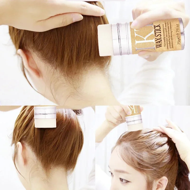 Waterproof Long-Lasting Hair Wax Stick Portable Finishing Touch-Up Styling Tool for Broken Hair Haircare Accessory